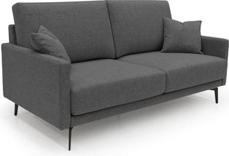 Divani.Store Saturno Sof&aacute; Moderno En Tela Suave E Impermeable 180 Cm Antracita