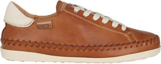 Pikolinos Bruine damessneaker - Soller stijl - Dames - Sneakers - Bruin - 37 EU - Leer - Schoenen