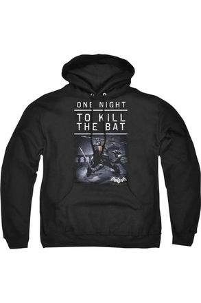 Gildan Batman Arkham Origins One Night Adult Pull Over Hoodie / Hooded Sweatshirt