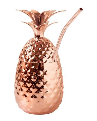 Oggi Pineapple Cup With Lid & Stand