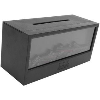 OEM Difusor De Aceites Esenciales Crezuo Con Efecto Chimenea 3d, 150 Ml, Luz De Colores, Usb, Silencioso, Con Mando A Distancia Y Temporizador, Para Dormi