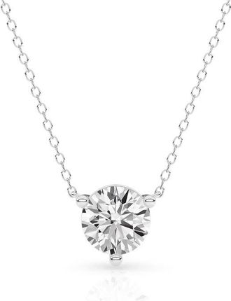 Grown Brilliance 14KT White Gold 2.00 Carat Lab Grown Diamond Pendant Necklace for Women