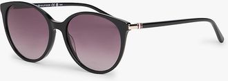 Tommy Hilfiger Womens Pantos Frame Sunglasses - Black
