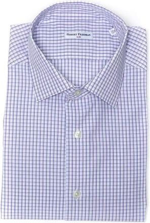 Robert Friedman Burgundy Cotton Men Mens Shirt