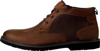 Nunn Bush Denali Plain Toe Chukka Dark Brown Crazy Horse 84887-201 Mens