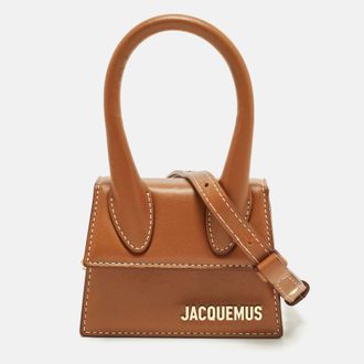 Jacquemus Le Chiquito Mini Leather Top Handle Bag