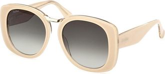 Max Mara MM0092 BRIDGE 25P Womens Sunglasses White Size 55