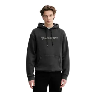 The Kooples Heren, Sweatshirts & Hoodies, Zwart, Maat: L Katoen