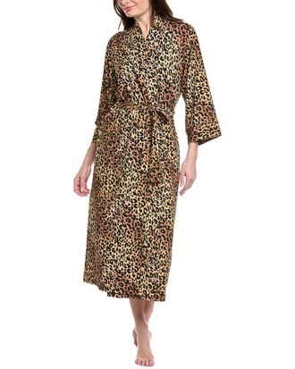 Natori Cozy Print Knit Robe