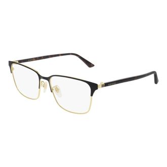 Gucci Gg 0756Oa Zonnebrillen - Heren - Brillen - Bruin - 56 MM - Leer - Accessoires