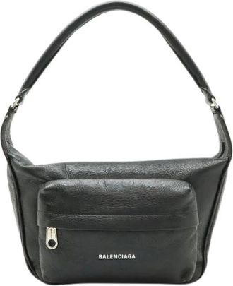 Balenciaga Pre-owned Raver Medium Leren Schoudertas - Dames - Vintage Schoudertas - Zwart - ONE Size - Leer - Vintage