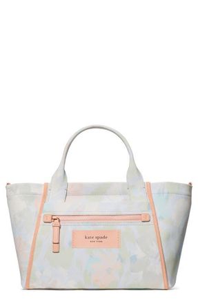 Kate Spade New York dash canvas tote bag in Coral Multi at Nordstrom