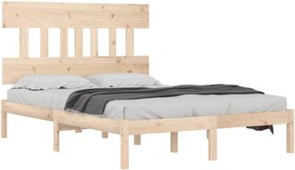 vidaXL Bed Frame without Mattress 120x200 cm Solid Wood vidaXL