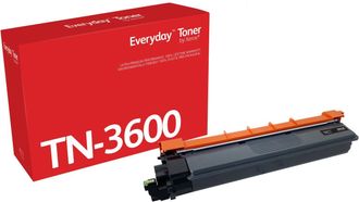 OEM Everyday El T&oacute;ner Negro De Xerox Es Compatible Con Brother Tn3600, Capacidad Est&aacute;ndar