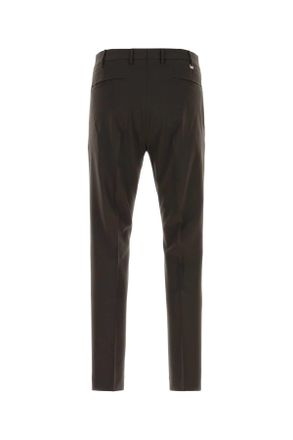 Pantaloni Torino Mens Dark Brown Stretch Wool Pant Tmoro Pantaloni Trousers