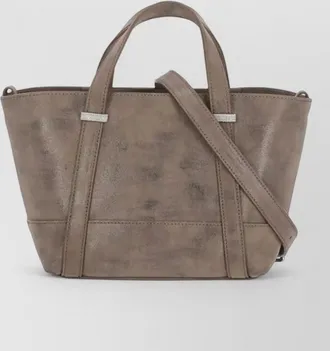 PESERICO leather tote bag