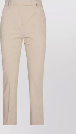 Incotex tailored trousers with back pockets and belt loops