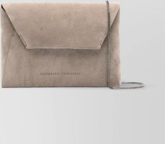Brunello Cucinelli mini suede cross-body bag