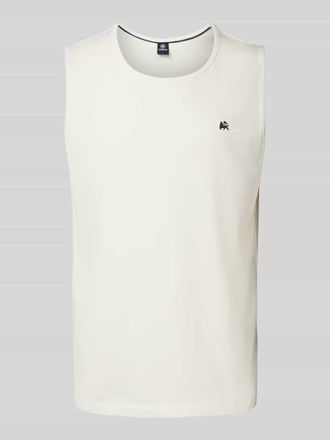 Lerros Tanktop mit Logo-Detail in Offwhite, Gr&ouml;&szlig;e XXXL