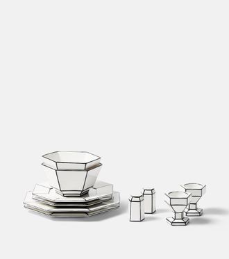 Serax Set da colazione Carte Blanche in porcellana by Annebet Philips