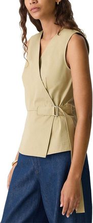 Theory Chino Wrap Top