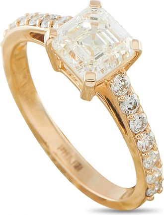 Luxury Bazaar 14K Yellow Gold 1.95ct Diamond Ring MF04-100926