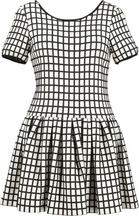 Annie P Abito a quadri - Bianco