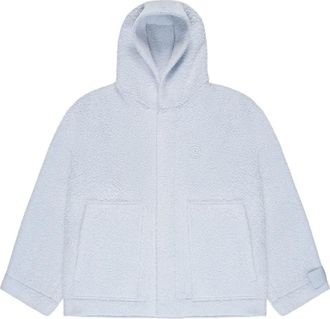 Bally Geborstelde jas met capuchon - Blauw