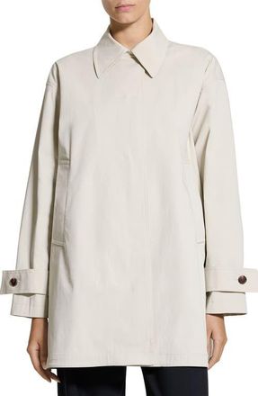 Theory Sleek A-Line Trench Jacket in Sand at Nordstrom, Size X-Large