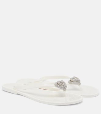 Mach & Mach Riviera embellished thong sandals