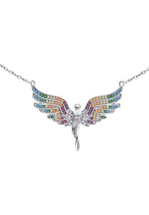 Engelsrufer Womens ERN-FLYANGEL-ZIM Ladies Necklace Silver Sterling - One Size