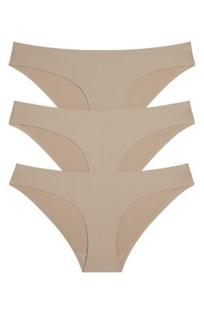 Honeydew Intimates Intimates Skinz 3-Pack Hipster Panties in Nude/Nude/Nude at Nordstrom, Size X-Large