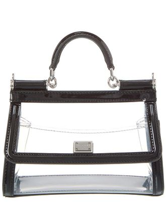 Dolce & Gabbana Kim Sicily Small Vinyl & Patent Satchel
