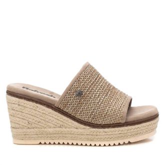 Xti Womens Wedge Sandals In Taupe