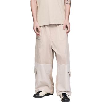 Yohji Yamamoto Drawstring Straight Leg Pants in Brown at Nordstrom, Size X-Large