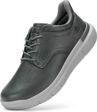 Generic NYSBH Mens Shoes Wide Width Leather Slip-On Casual Shoes Lightweight for Swollen Feet Arch Support Pain Relief