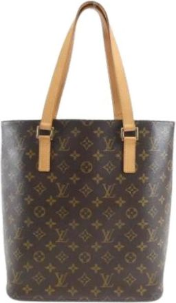 Louis Vuitton Pre-owned Tote Bags, female, Brown, Size: ONE SIZE Pre-owned Vintage Canvas Tote Bag