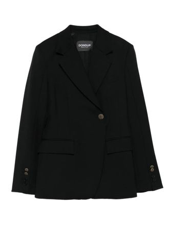 Dondup single-button blazer - women - Fabric - 42 - Black