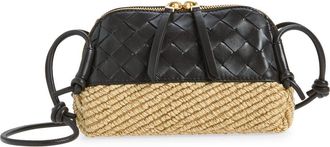 Bottega Veneta Mini Concert Intrecciato Crossbody Bag in Natural/espresso-G at Nordstrom