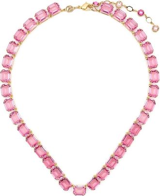 Swarovski Millenia choker necklace - women - Crystal/Brass - One Size - Gold