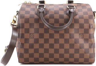 Louis Vuitton Brown Damier Speedy Bandouliere Bag 25 (Authentic Pre-Loved)