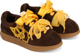 Naked Wolfe Expense Suede Sneaker in Brown at Nordstrom, Size 10