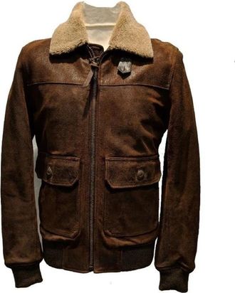 C.P. Company Bomber Leren Jas - Heren - Bomber jackets - Bruin - M - Leer - Jassen