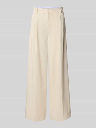 Christian Berg Stoffhose mit franz&ouml;sischen Eingrifftaschen in Ecru, Gr&ouml;&szlig;e 46