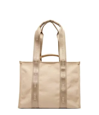 BOSS Beige Sandy Tote Shoulder Bag