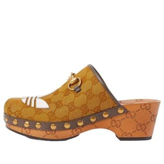 Gucci (WMNS) Gucci Horsebit Clog x Adidas GG Monogram 702237-UWV10-7161