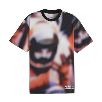 Puma Puma, Tops, Heren, Veelkleurig, S, Katoen, AOP Tee Pleasures Model 625070-02