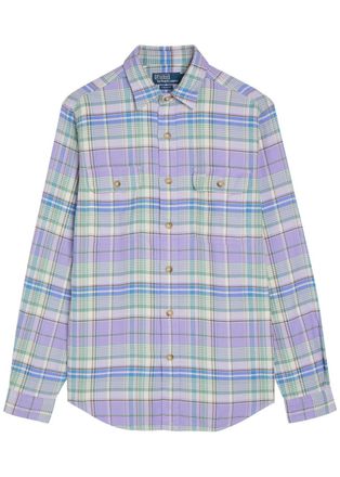 Polo Ralph Lauren Checked Flannel Shirt - Green - XL