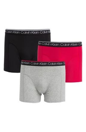 Calvin Klein 3-Pack Stretch Cotton Boxer Briefs in Jtl Empower/Grey at Nordstrom Rack, Size X-Large