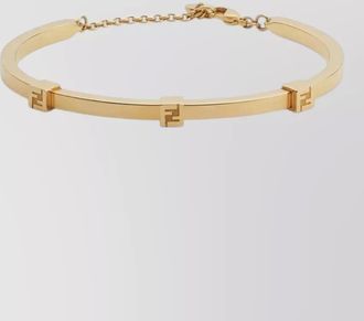 Fendi metal rigid bracelet